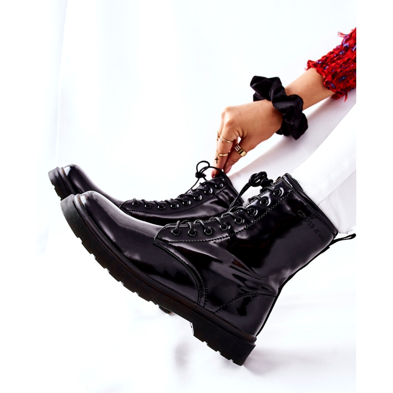 Ženske čizme Cross Jeans Black GG2R4023 crno 3