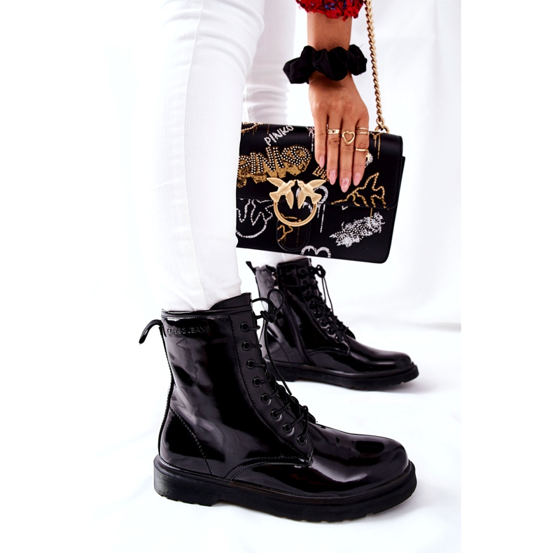 Ženske čizme Cross Jeans Black GG2R4023 crna 4