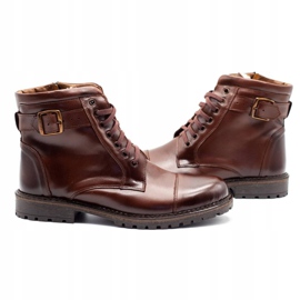 Olivier Muške čizme za snijeg 910MP tamno smeđe smeđa 3