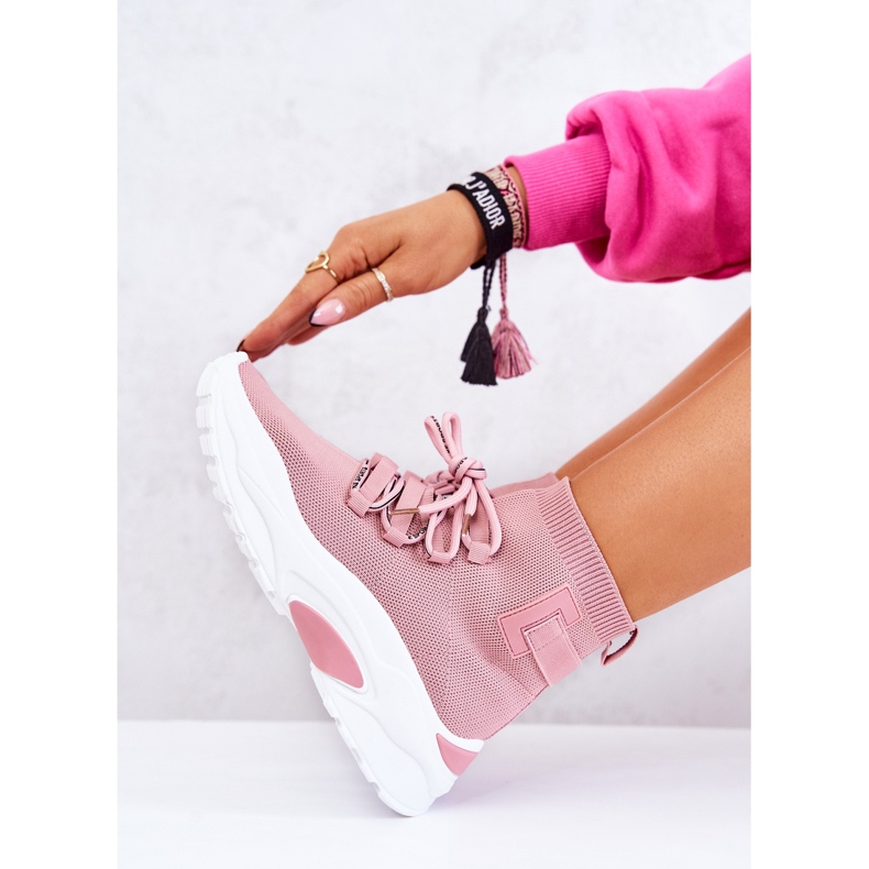 Ženske sportske čarape Pink KeSports ružičasta 2