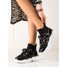 TRENDI Modne tenisice crno 2