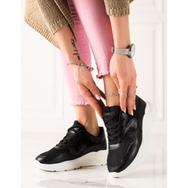 TRENDI Klasične crne tenisice crna 2