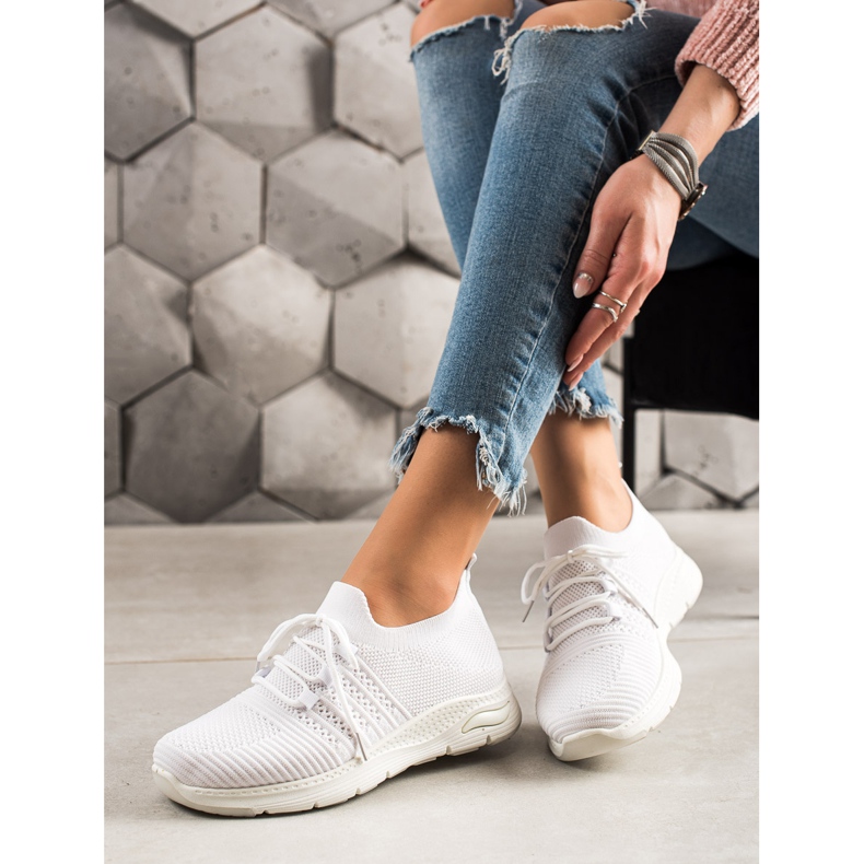 TRENDI Klizne sportske cipele bijela 1