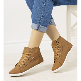 Smeđe tenisice Chartier visoke do gležnjeva smeđa 1