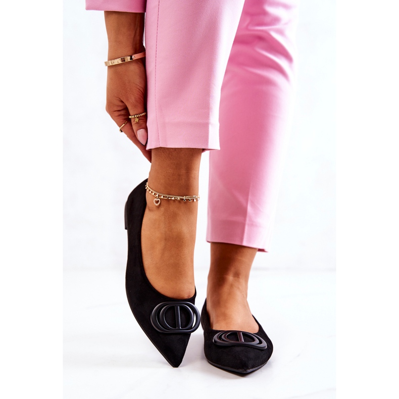 PS1 Suede balerine u crnom Neriso Spitzu 2
