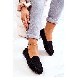 Suede mokasinke Sergio Leone MK722 crne crno 1