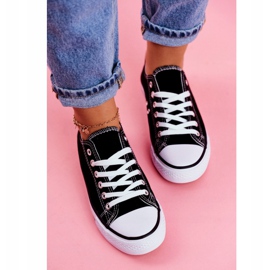 PS1 Omerta Crne tenisice s bijelim potplatom bijela crna 3