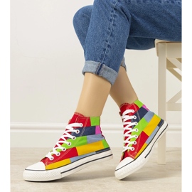 Šarene Gabby tenisice za gležnjeve crvena 1