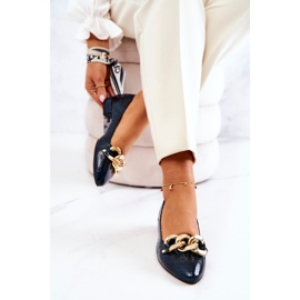 PA2 Zelene Elissabeth cipele od lakirane kože od zmijske kože crna 1