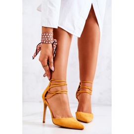 PS1 Elegantne antilop žute visoke pete Loveth žuta boja 2