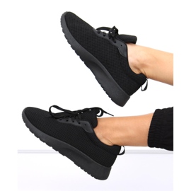 Čarape Zatto Allblack crna 1