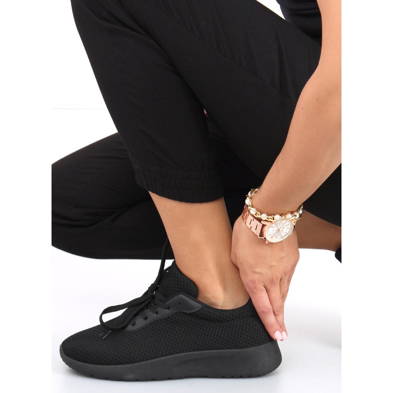 Čarape Zatto Allblack crno 2