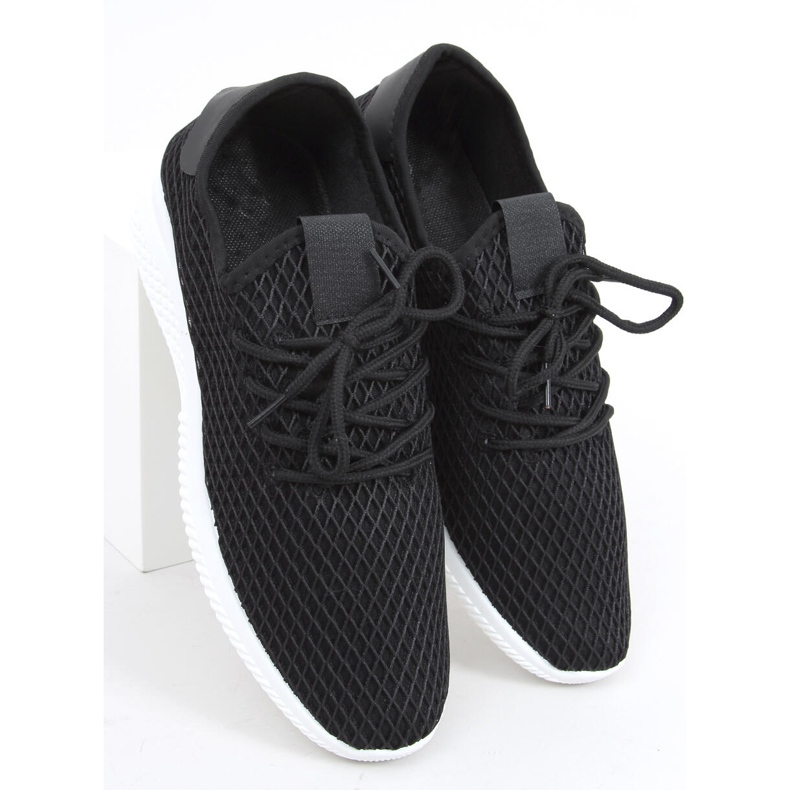 Utto Black socks sportske cipele crna 2