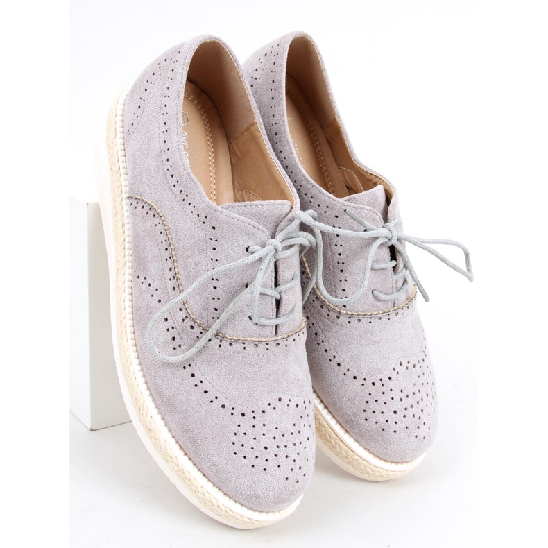 Ženske cipele espadrile Apia Grey siva 1