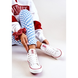 Visoke kožne tenisice Big Star JJ274132 Bijele bijela 1