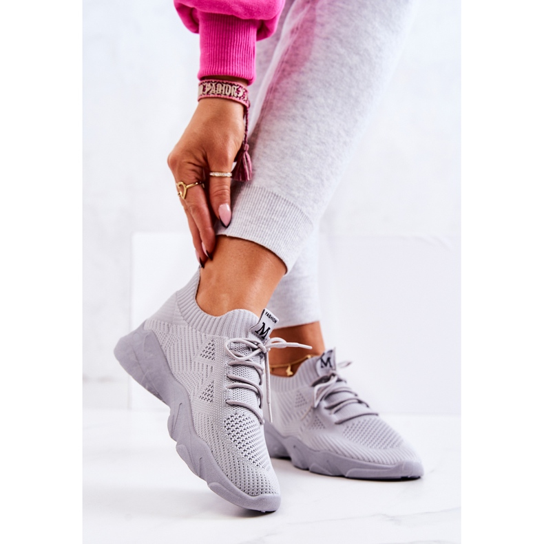 PS1 Sportske cipele Tenisice od tkanine Sivi Nolene siva 2