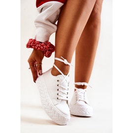 PS1 Tenisice na masivnoj bijeloj platformi Suzane bijela 1