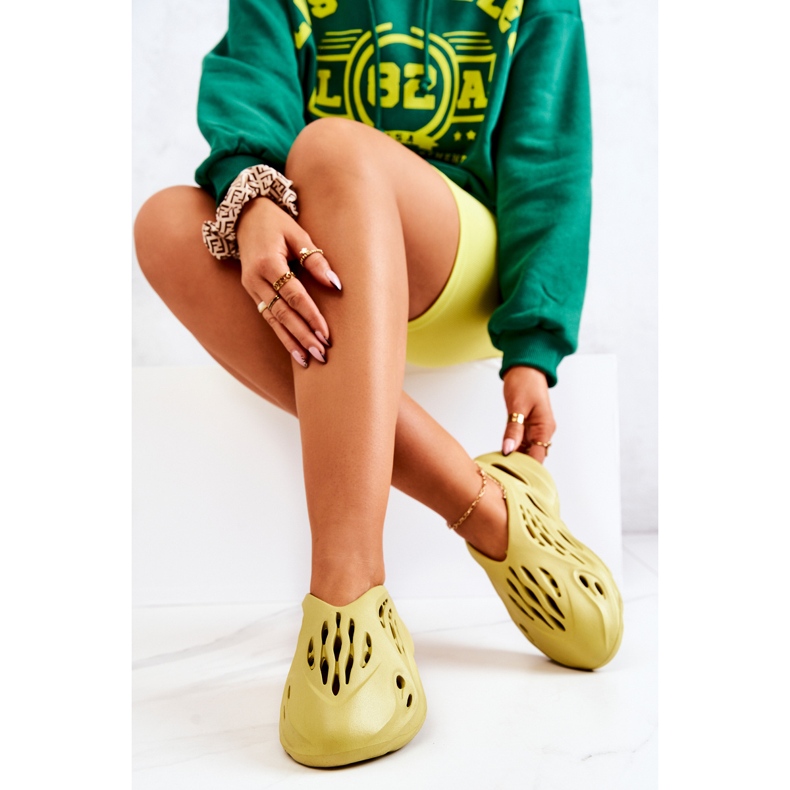 PS1 Lagane sportske pjenaste cipele zelene na valu višebojan zelena 1