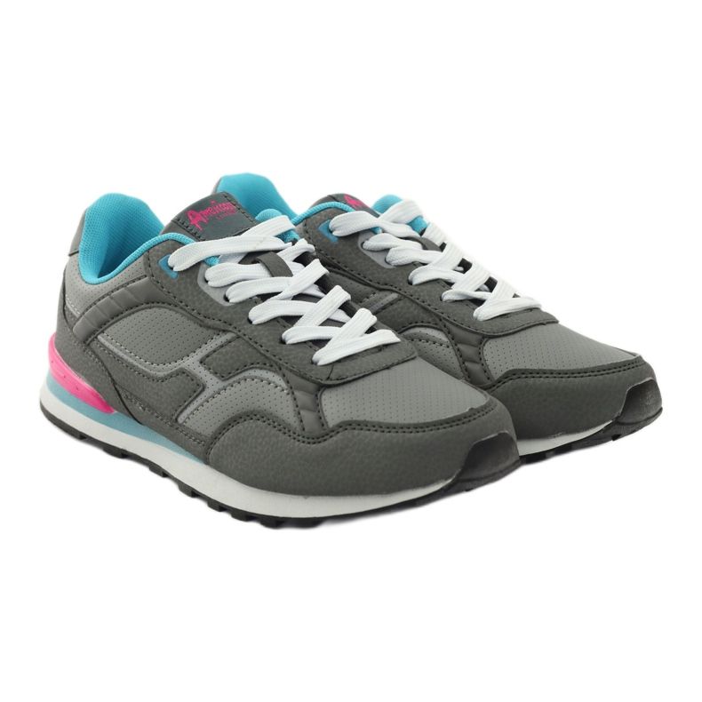 American Club Američki C1 sivi sportski trčanje plava siva ružičasta 4