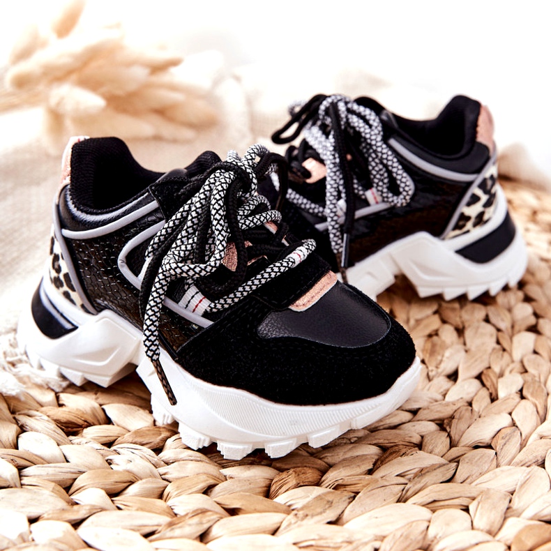 FR1 Dječje sportske cipele Tenisice crne Rommie crna višebojan 3