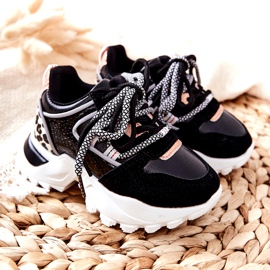 FR1 Dječje sportske cipele Tenisice crne Rommie crno raznobojna 5