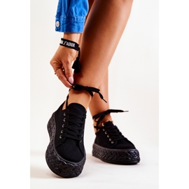 PS1 Tenisice na masivnoj crnoj platformi Suzane crna 1