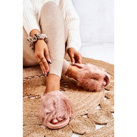 PM1 Papuče s krznom, gumene prljavo ružičaste Allyson ružičasta 2