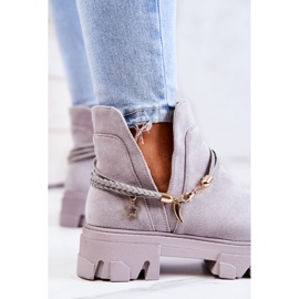 PS1 Radničke čizme od antilopa s prugama Siva Moriah 1