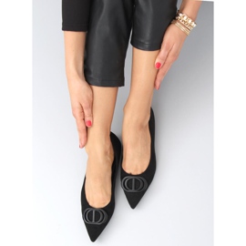 Arte Crne balerinke s bademastim prstima crno 1