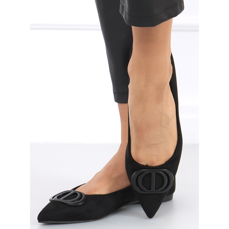 Arte Crne balerinke s bademastim prstima crno 2