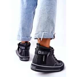 Visoko izolirane tenisice Big Star GG274026 Crne crno 5