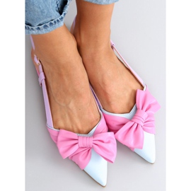 Candy Color balerinke otvorene pete ružičasta 2