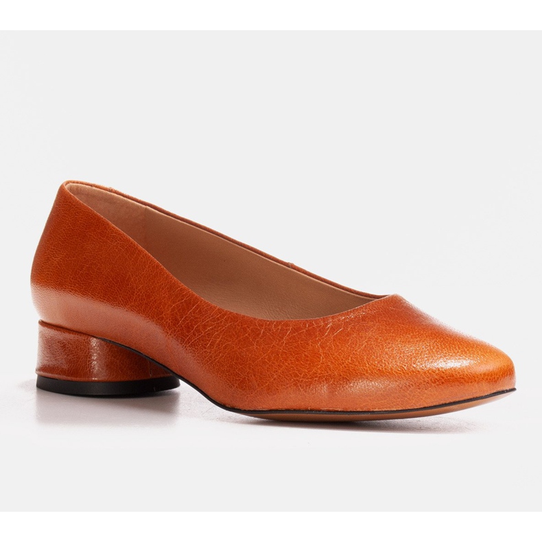 Marco Shoes Kožne balerinke smeđe boje smeđa 1