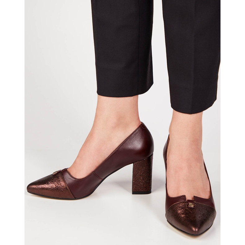 Marco Shoes Marco 1411P ženske pumpe crvena višebojan 1