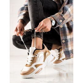 TRENDI Modne tenisice bijela smeđa 1