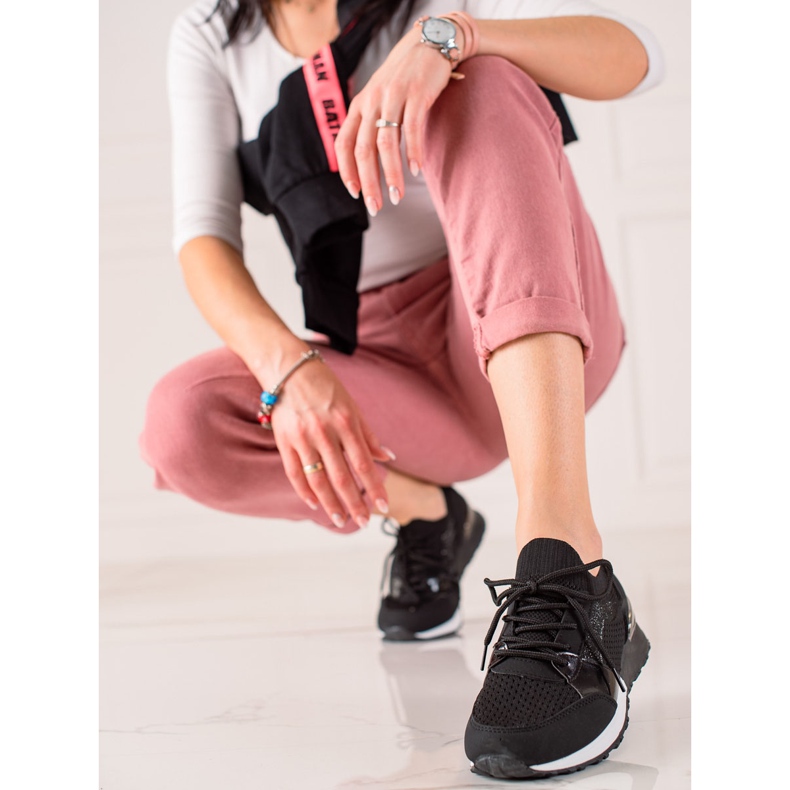 TRENDI Moderne sportske cipele crna 1