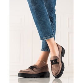 Modne LA.FI mokasine bež smeđa 1