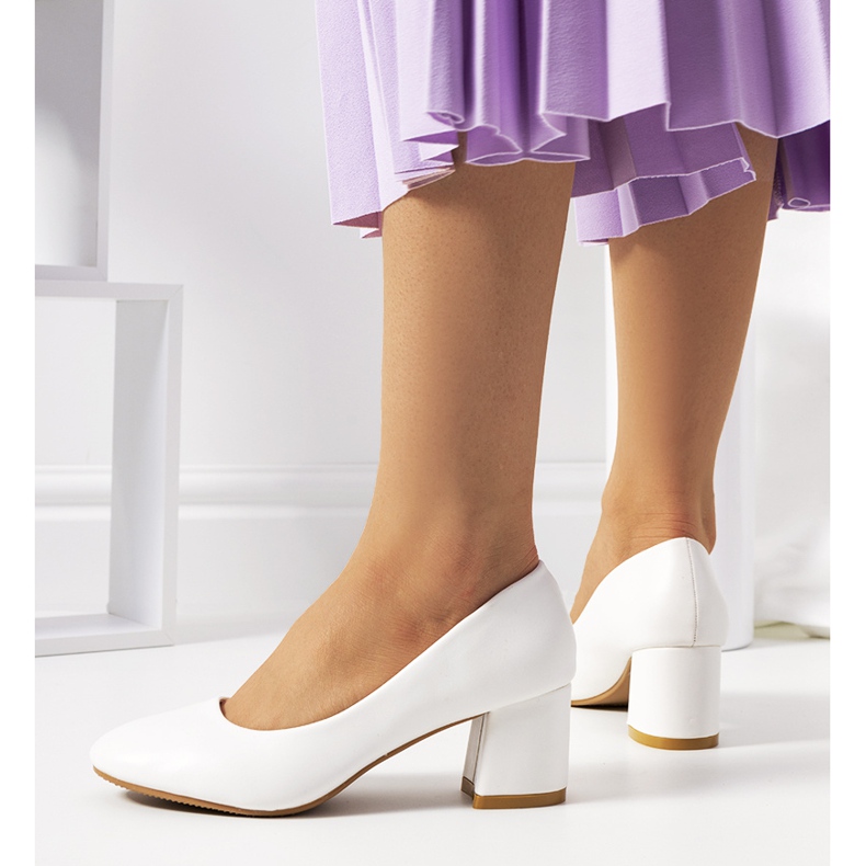 Ženske bijele pumpice Marot bijela ekru 1