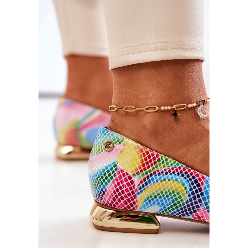 Ženske balerine Laura Messi Leather Rainbow 2193 raznobojna 1