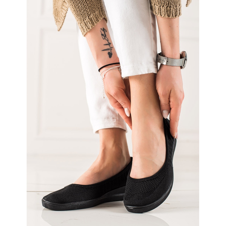 Evento Udobne crne balerinke crna 2