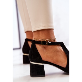 Suede cipele na petu Laura Messi 2309 crne crna 1