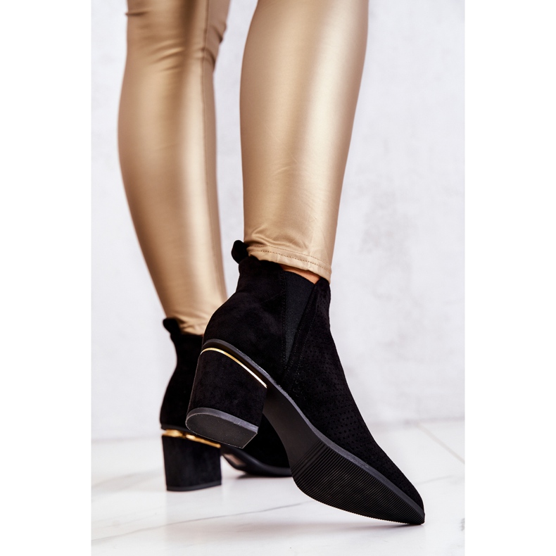 PS1 Crne Helloni antilop ažurne kaubojske čizme crno 1