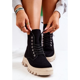 PS1 Antilop čizme zavezane Black Hurricane crno 1