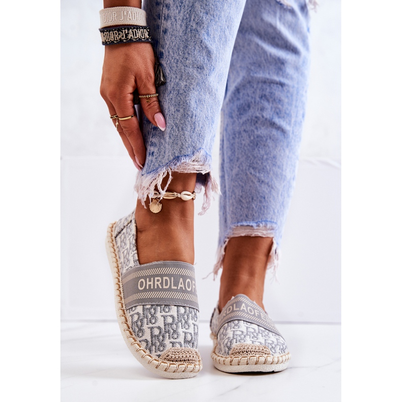 PS1 Klasične sive espadrile Warm Time bež siva 2