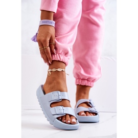 PS1 Gumene papuče na platformi Blue Westie plava 2