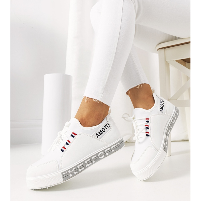 Burges bijele ženske tenisice bijela 1