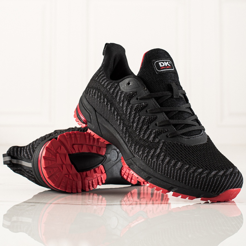 DK Udobne muške sportske cipele crna siva 1