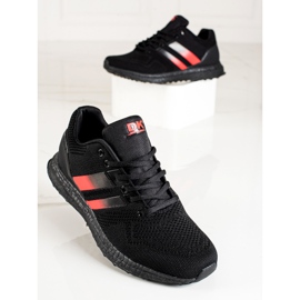 DK Muške sportske cipele s naramenicama crna crvena 2