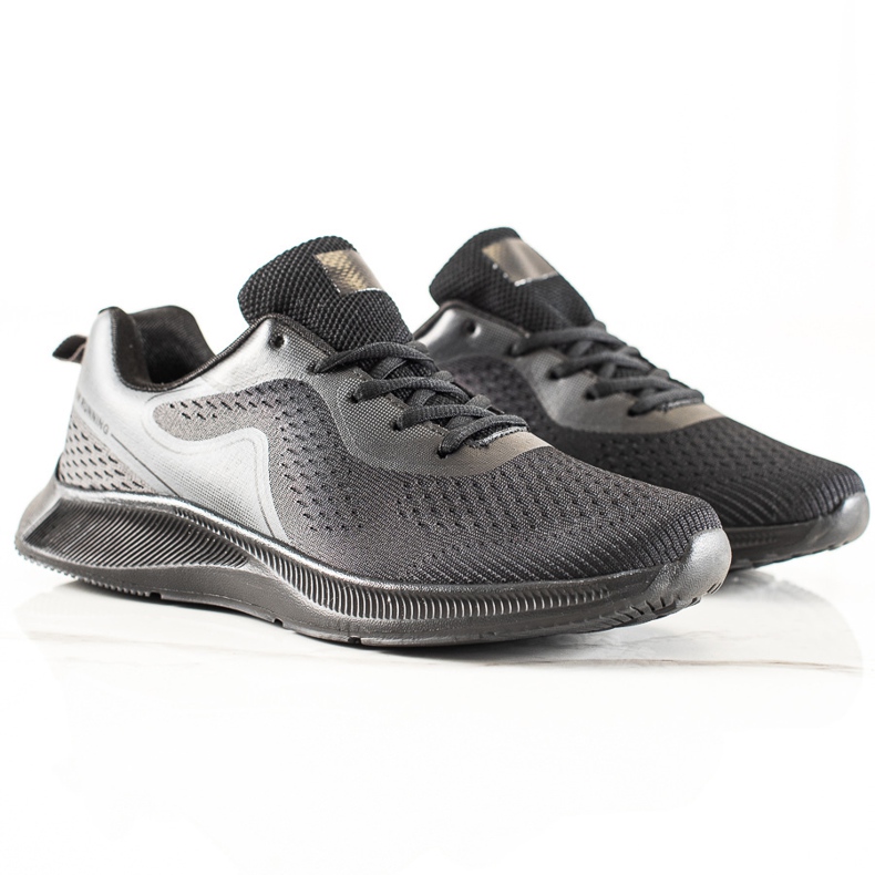 TRENDI Lagane sportske cipele crno siva 2