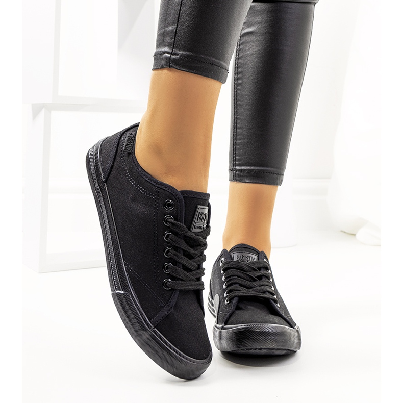 Big Star Black ženske tenisice JJ274066 crna 2